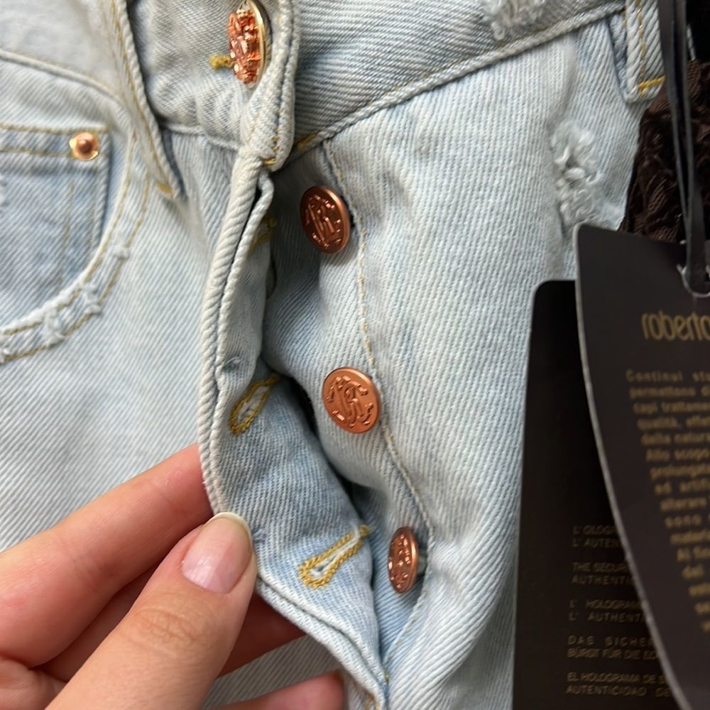 ROBERTO CAVALLI DESTROYED & PRETTY JEANS - Picture 8 of 11